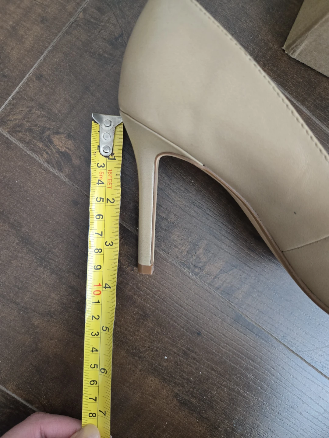 MNG Women's Beige Leather Pumps - photo 4