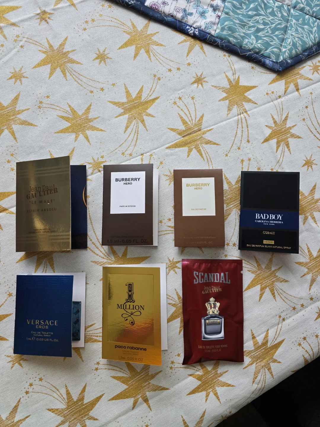 Assorted Men's Fragrance Samples