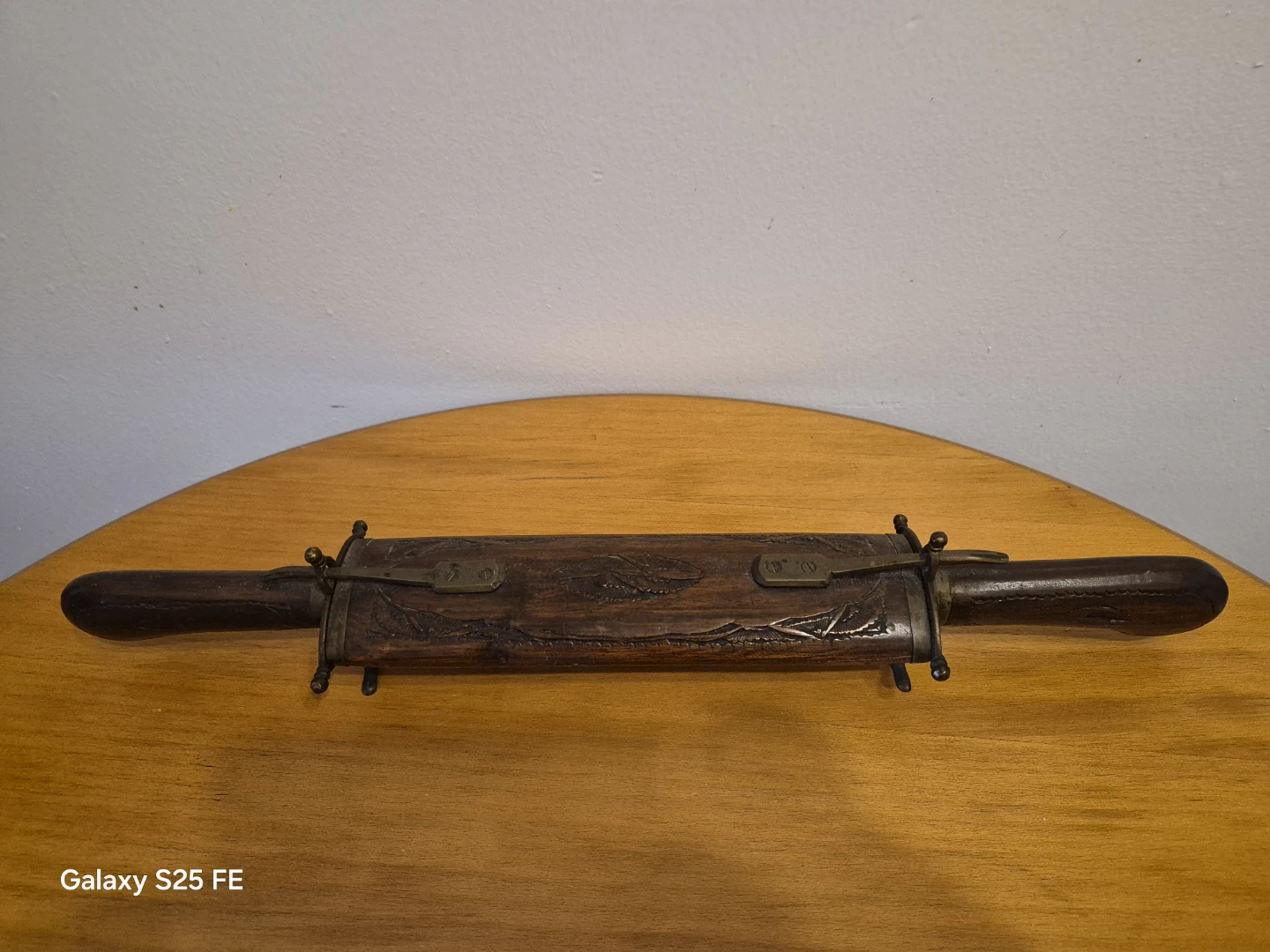 Vintage Carving Set with Wooden Handles
