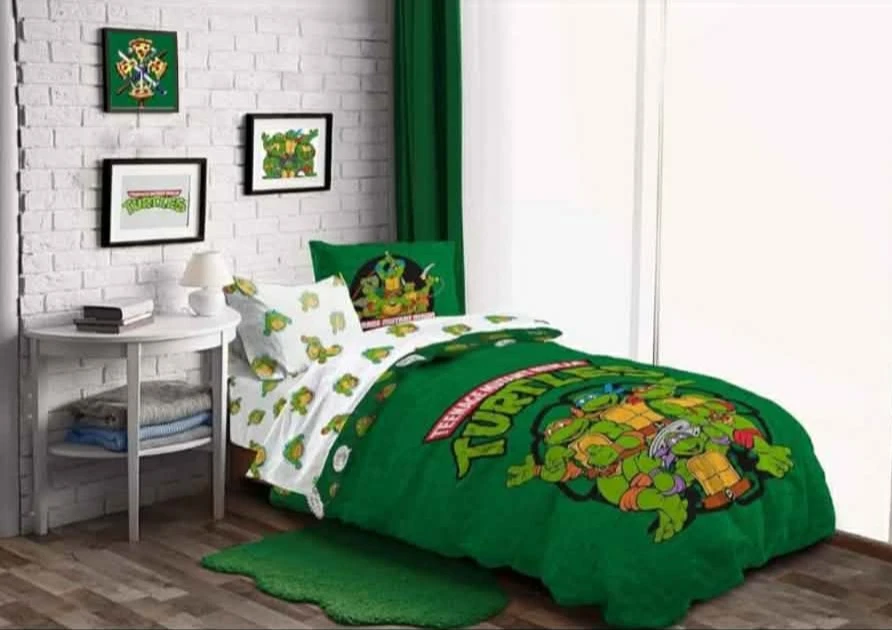 Teenage Mutant Ninja Turtles Full Bedding Set - Green