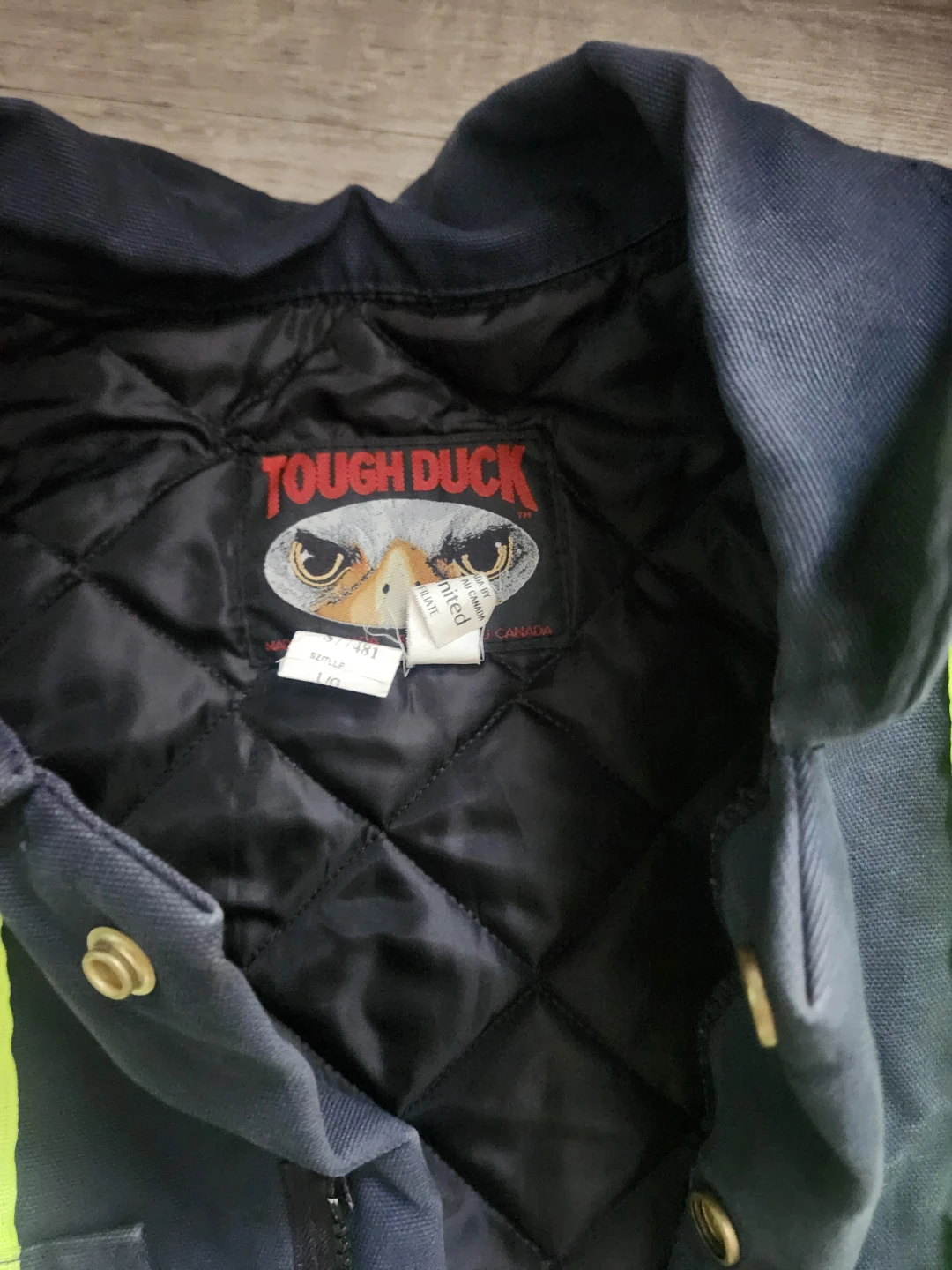 Tough Duck Quilted Lined Work Jumpsuit Size L - photo 2