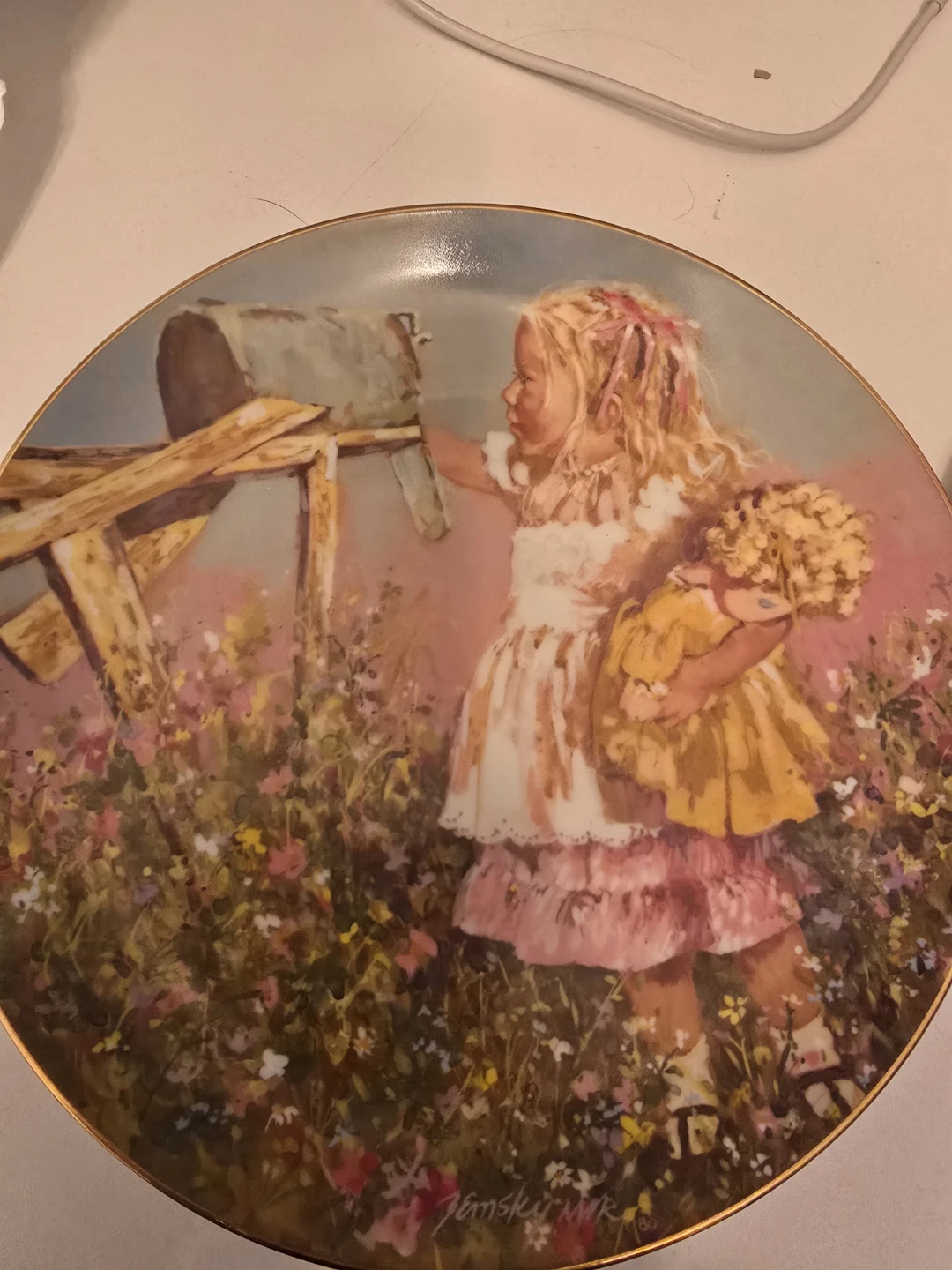 Schmid "Star's Summer" Collector Plate by Jessica Zompstley