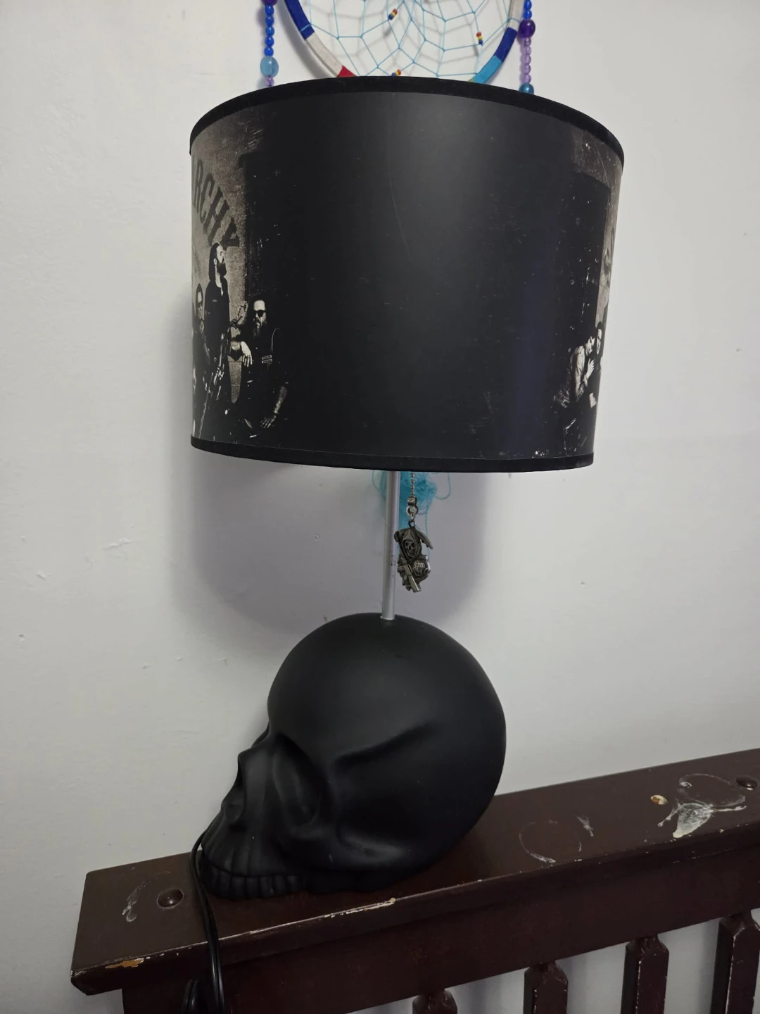 Sons of Anarchy Skull Table Lamp
