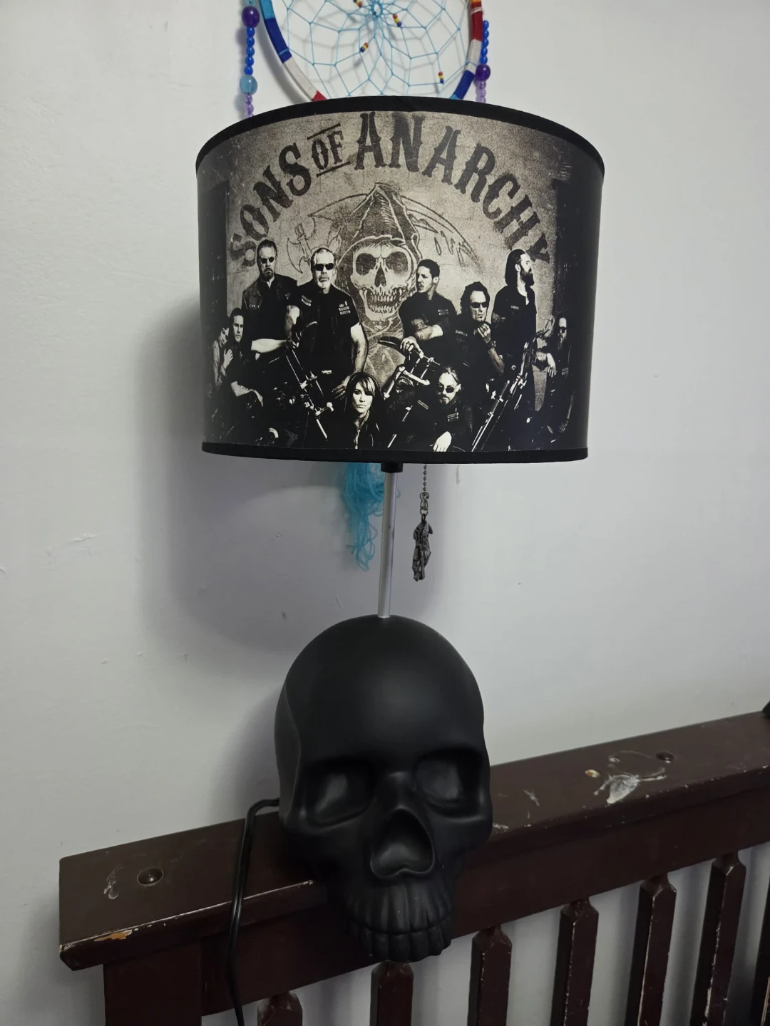 Sons of Anarchy Skull Table Lamp - photo 3