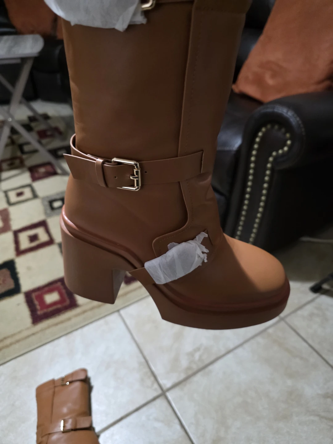 London Rag Luxe Brown Chunky Platform  Boots - photo 2