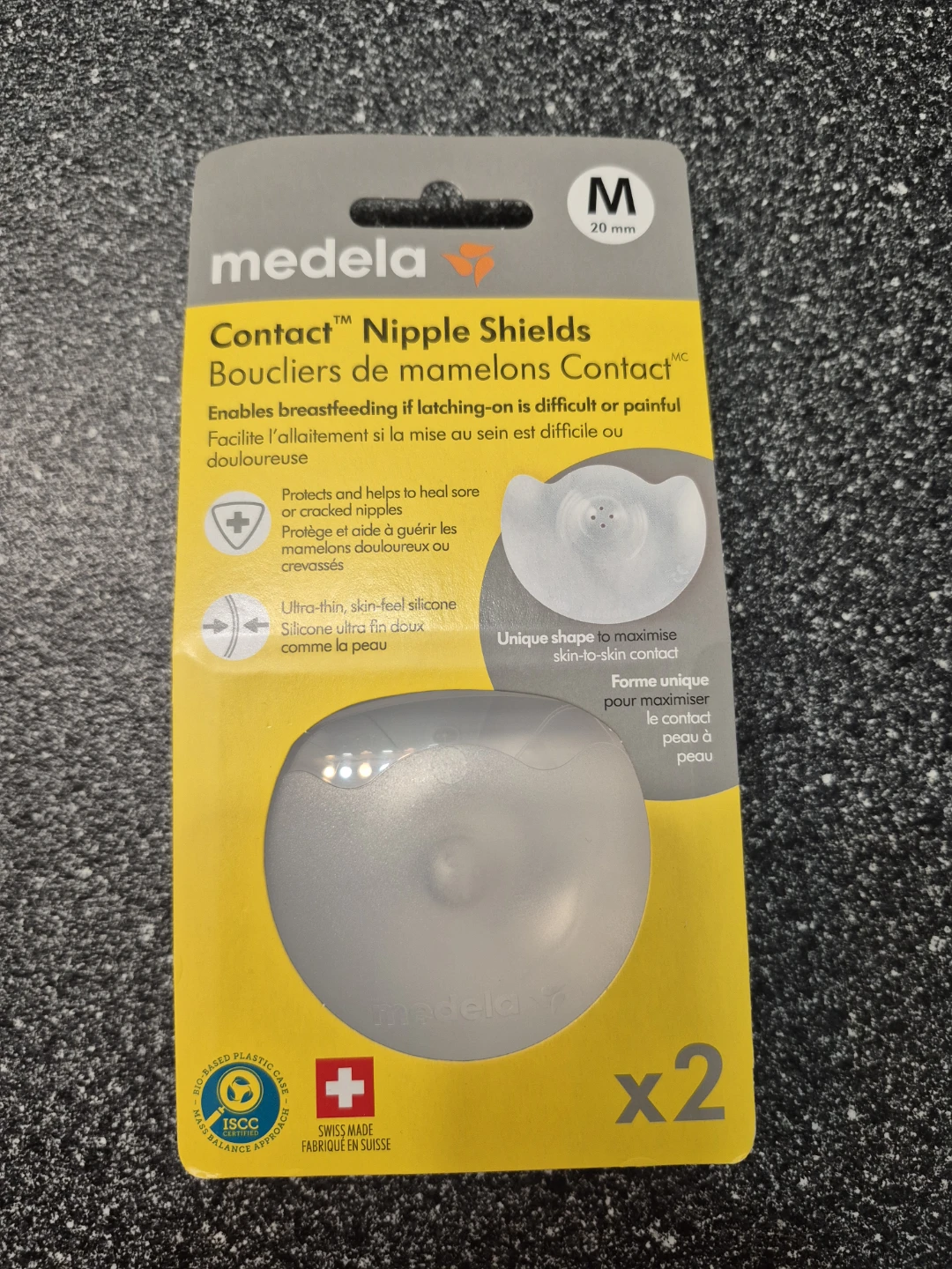 Medela Contact Nipple Shields - Size M (20mm) - 2 Pack