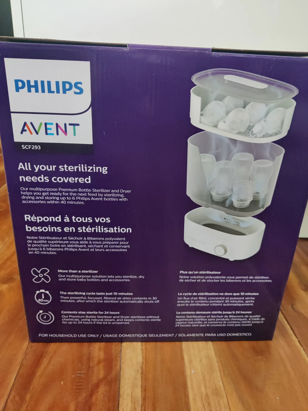 Philips Avent Premium Bottle Sterilizer and Dryer SCF293 - photo 5