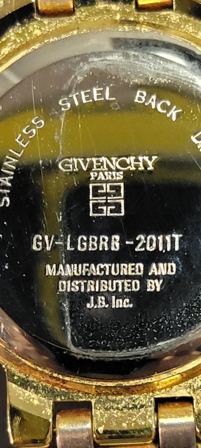 Givenchy Paris Gold Tone Watch GV-LGBR8-2011T - photo 4