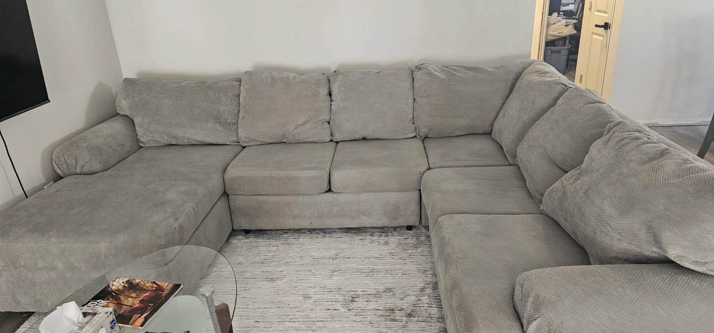 Jupiter 4-Piece Sectional Sofa - Ash Grey