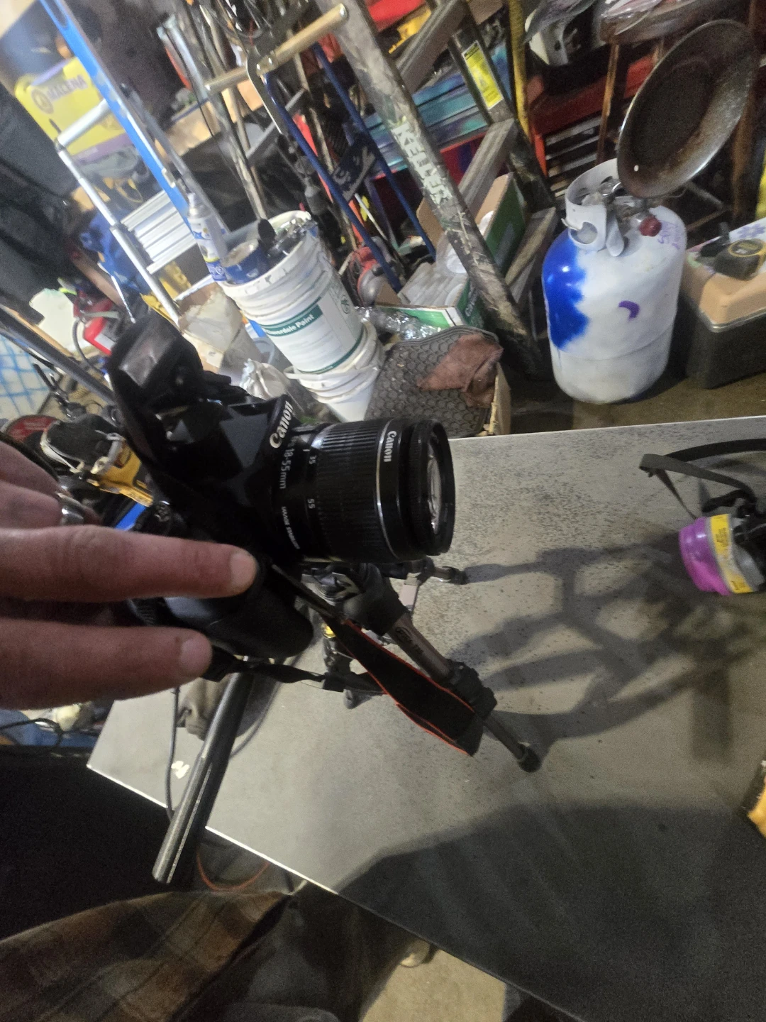 Canon Camera with 18-55mm Lens & tripod - photo 4