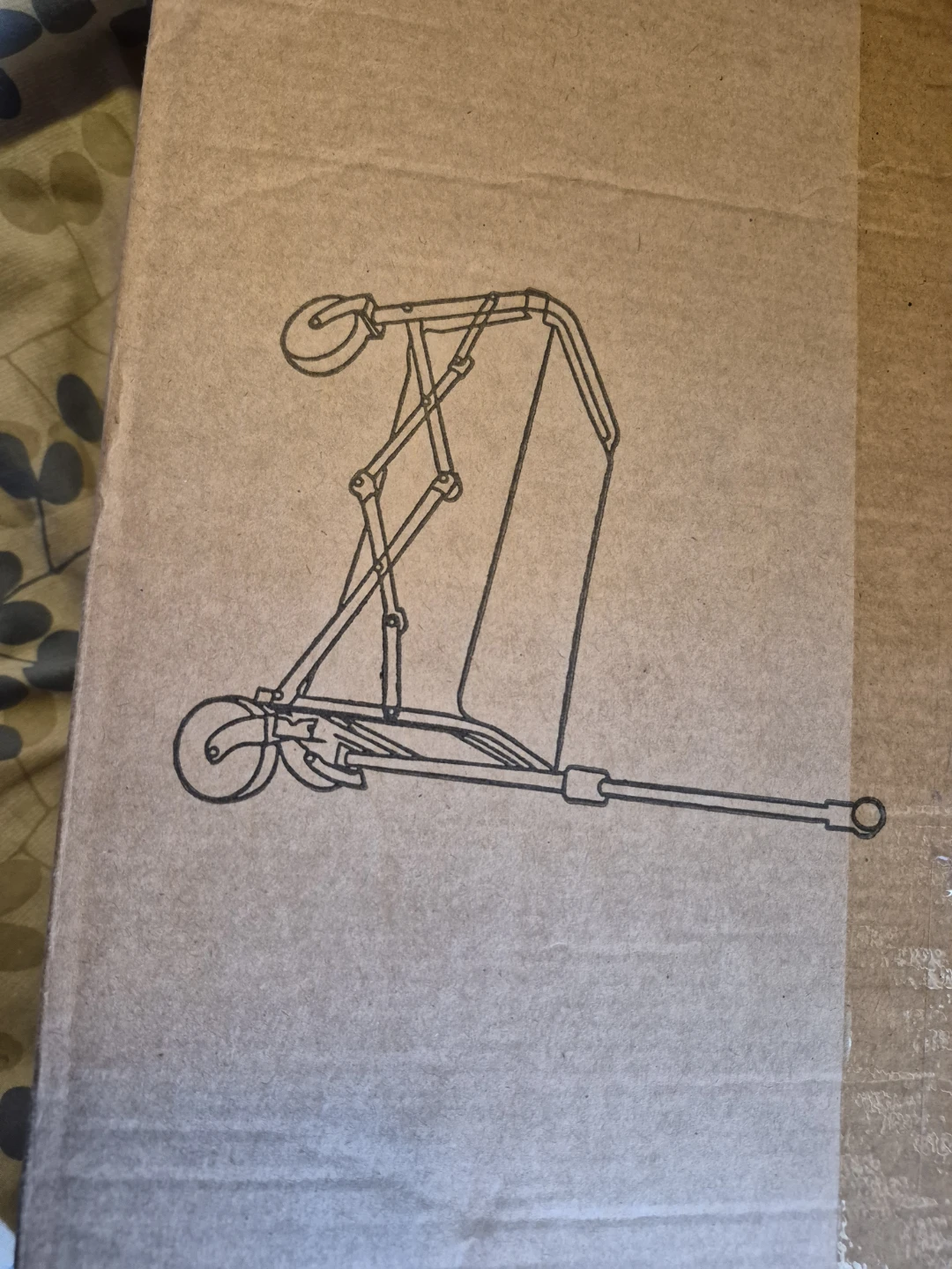 Floding cart size 37.5×37×10.5cm
