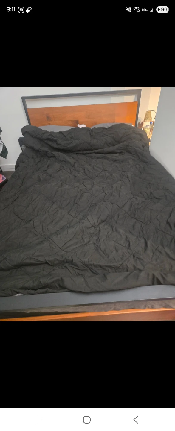 Alwyn Home Double Bed (Mattress & Frame) Excellent Condition 👍 - photo 4