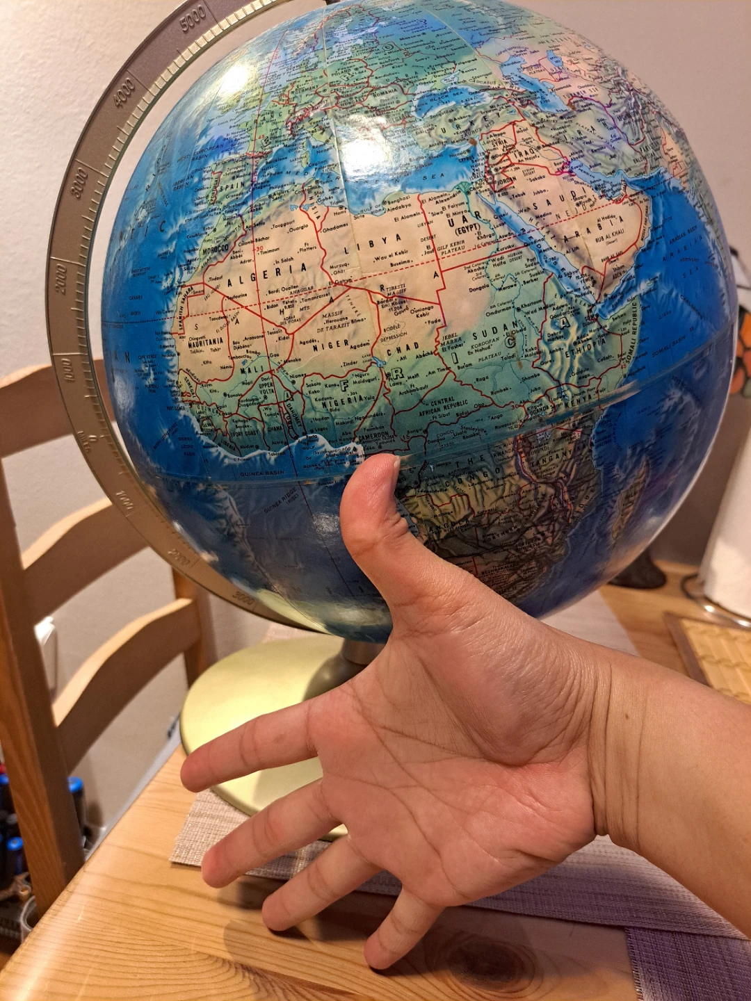 Vintage Educational Globe - photo 2