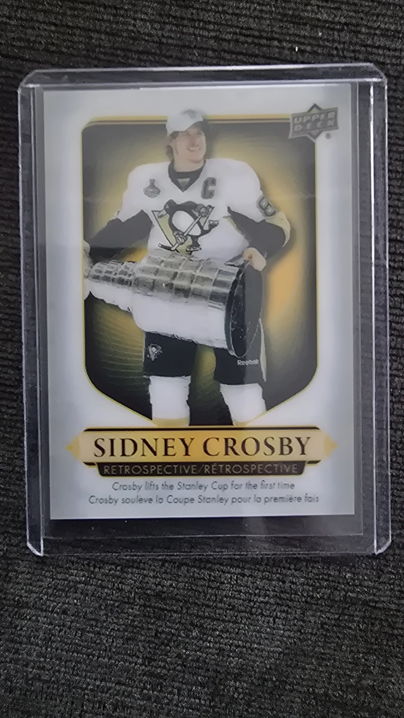 Sidney Crosby Retrospective Hockey Card - Upper Deck