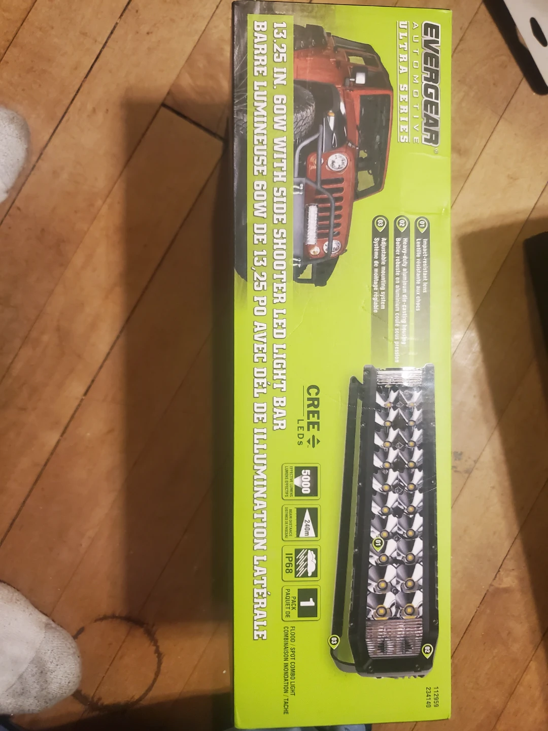 Evergear 13.25" 60W LED Light Bar