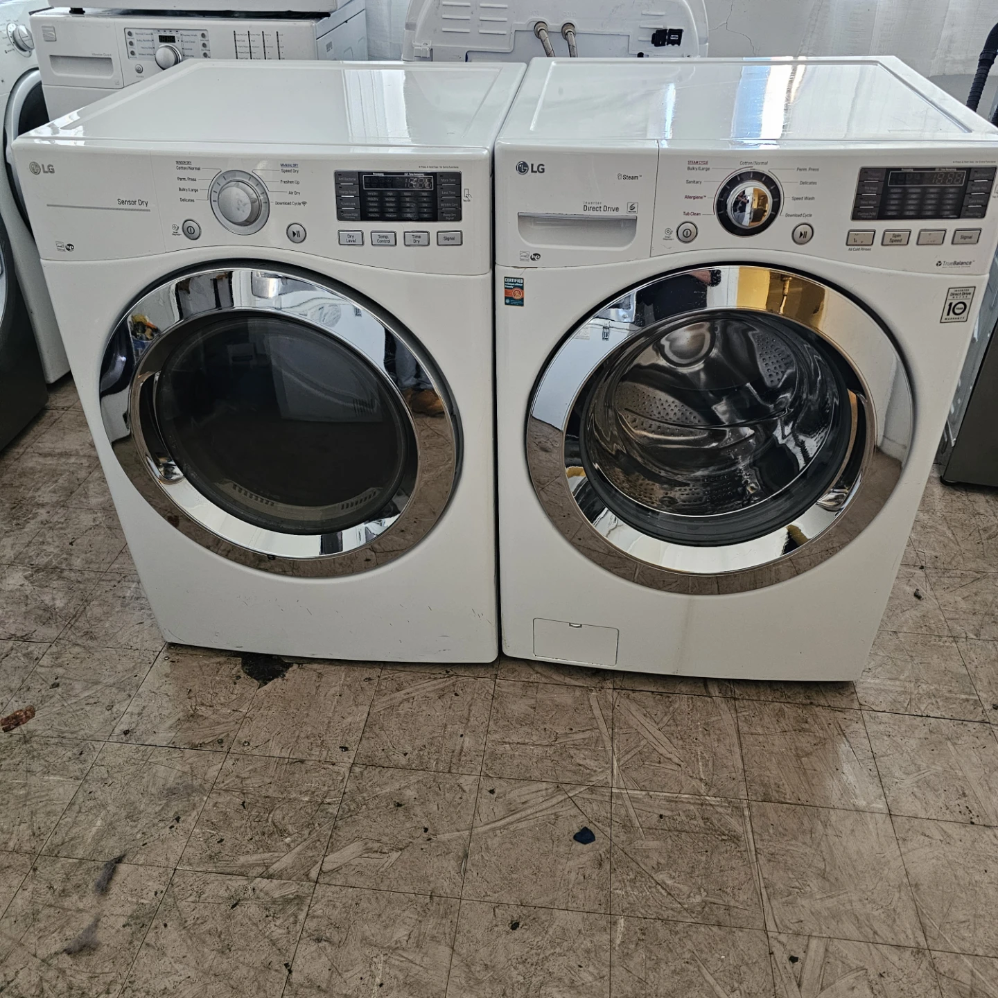 LG Front Load Washer and Dryer Set