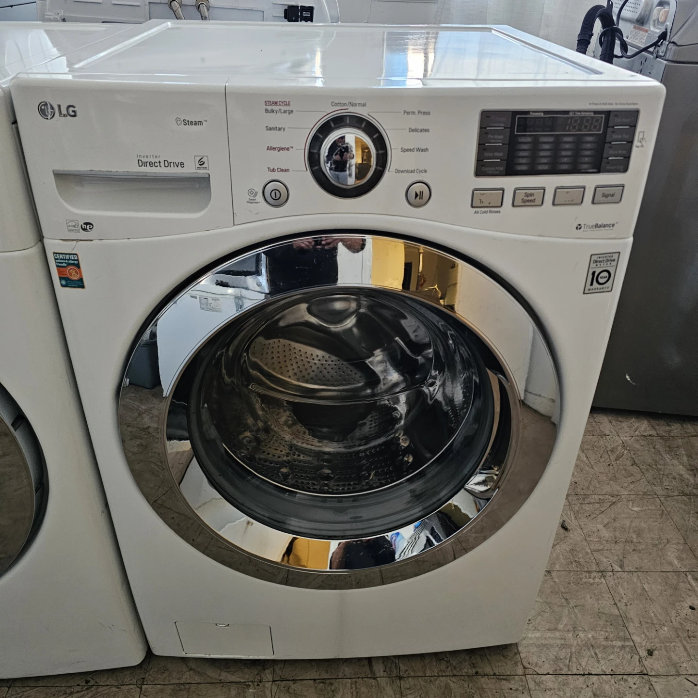 LG Front Load Washer and Dryer Set - photo 2