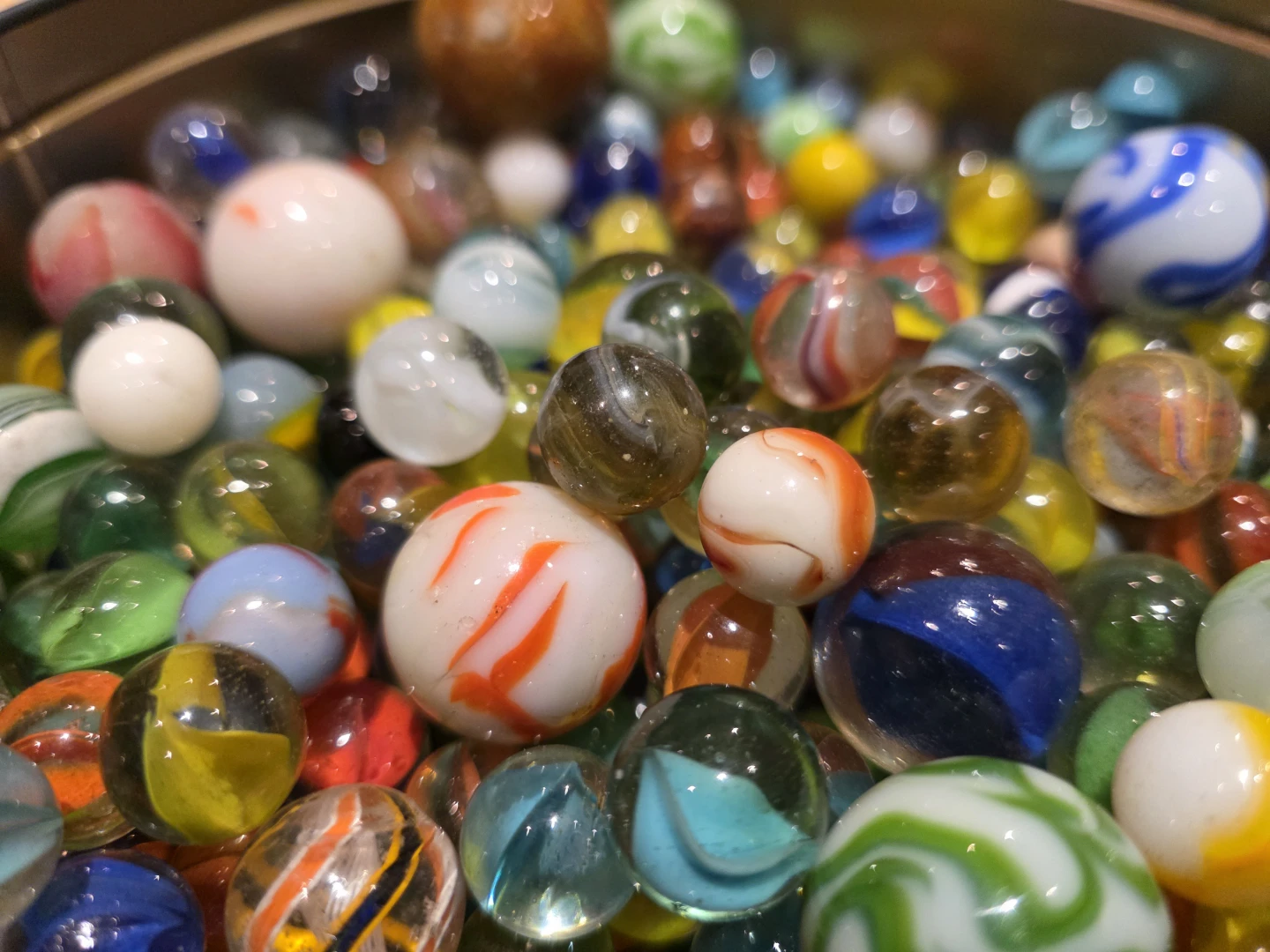 Assorted Glass Marbles Vintage - photo 2