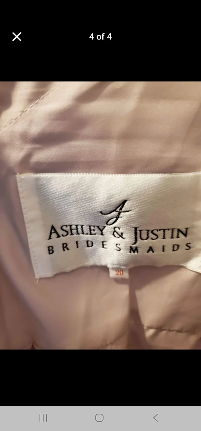 Ashley & Justin Bridesmaids Formal Dress Size 20 - photo 3