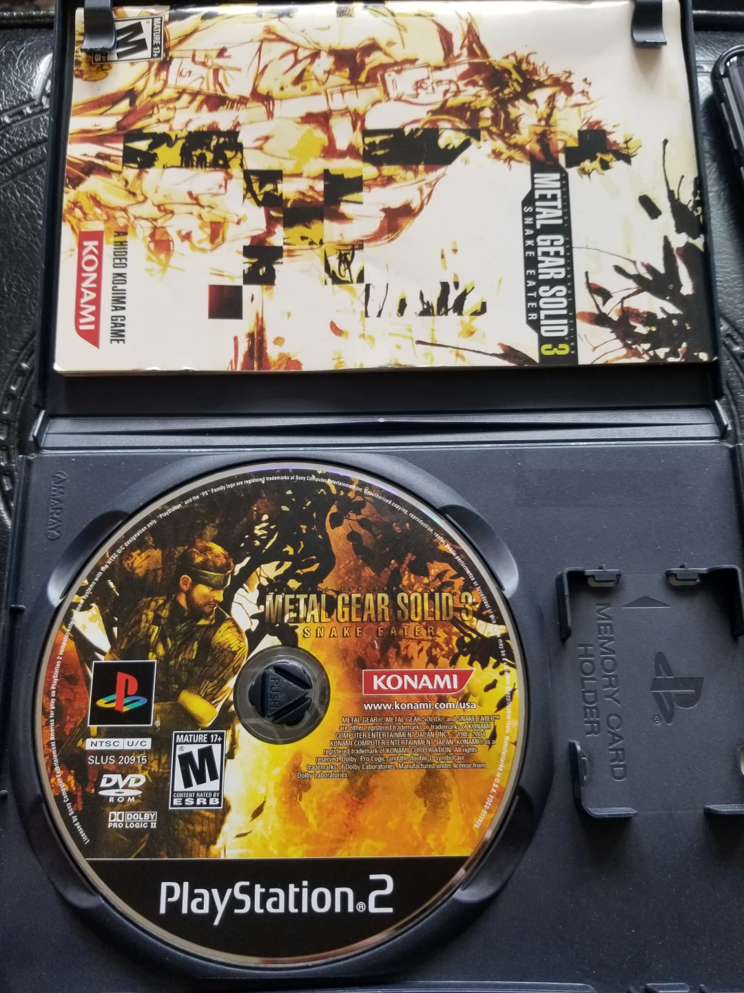 Ps2 Metal Gear Solid 3 SNAKE EATER CIB PlayStation 2 game