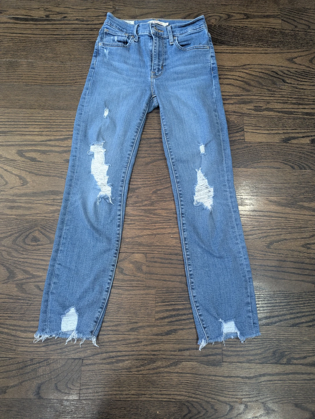 Levi's 724 High Rise Straight Jeans Size 25 - photo 3