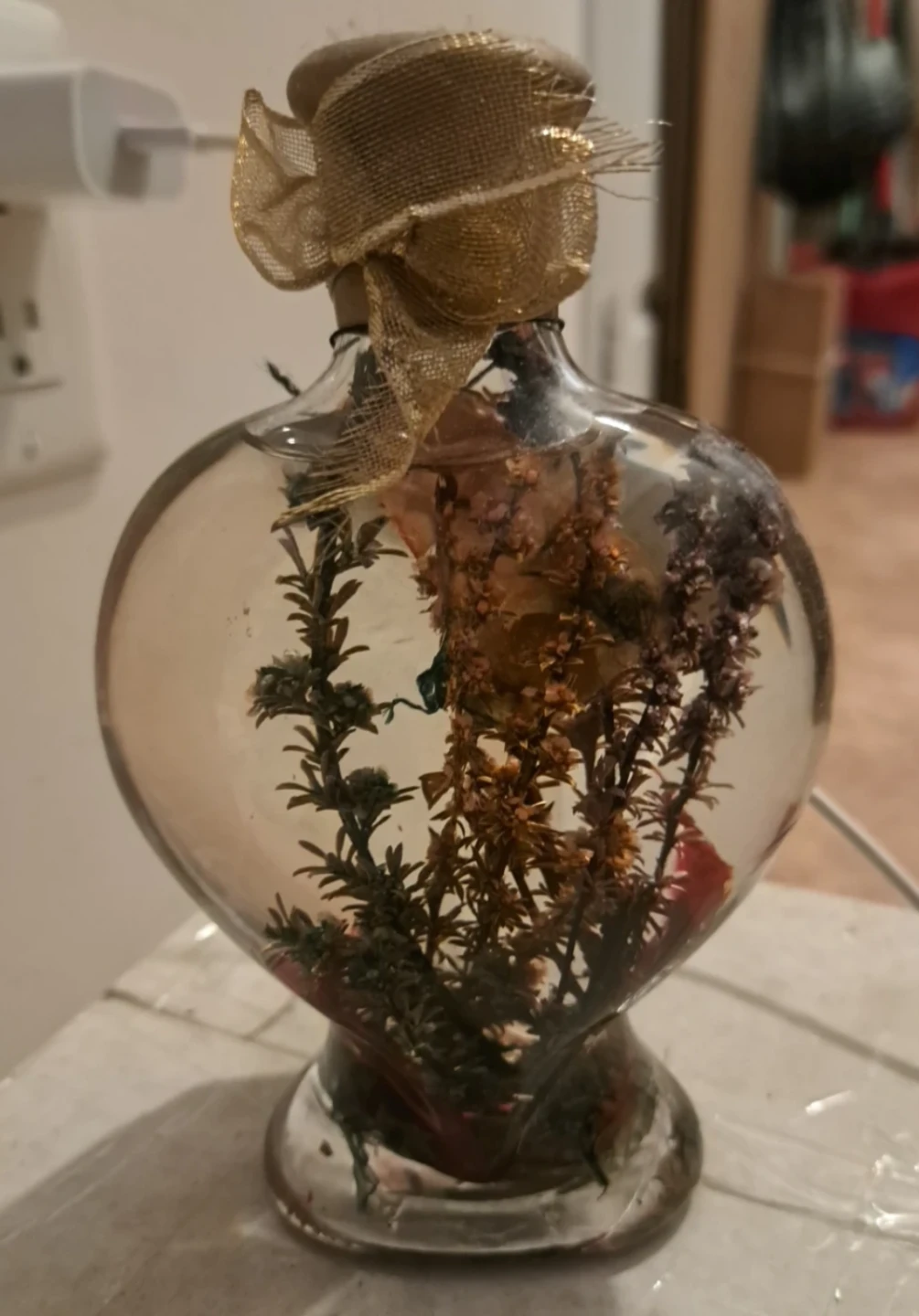Victorian Style Liquid Candle Bottle with cord - photo 2
