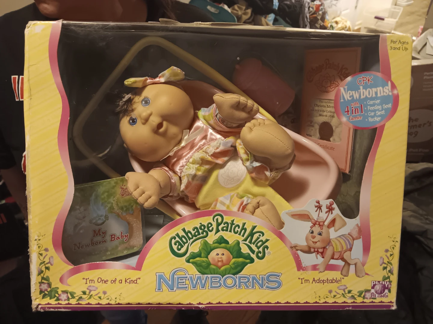 2006 Cabbage Patch Kids Newborns Doll with Carrier
