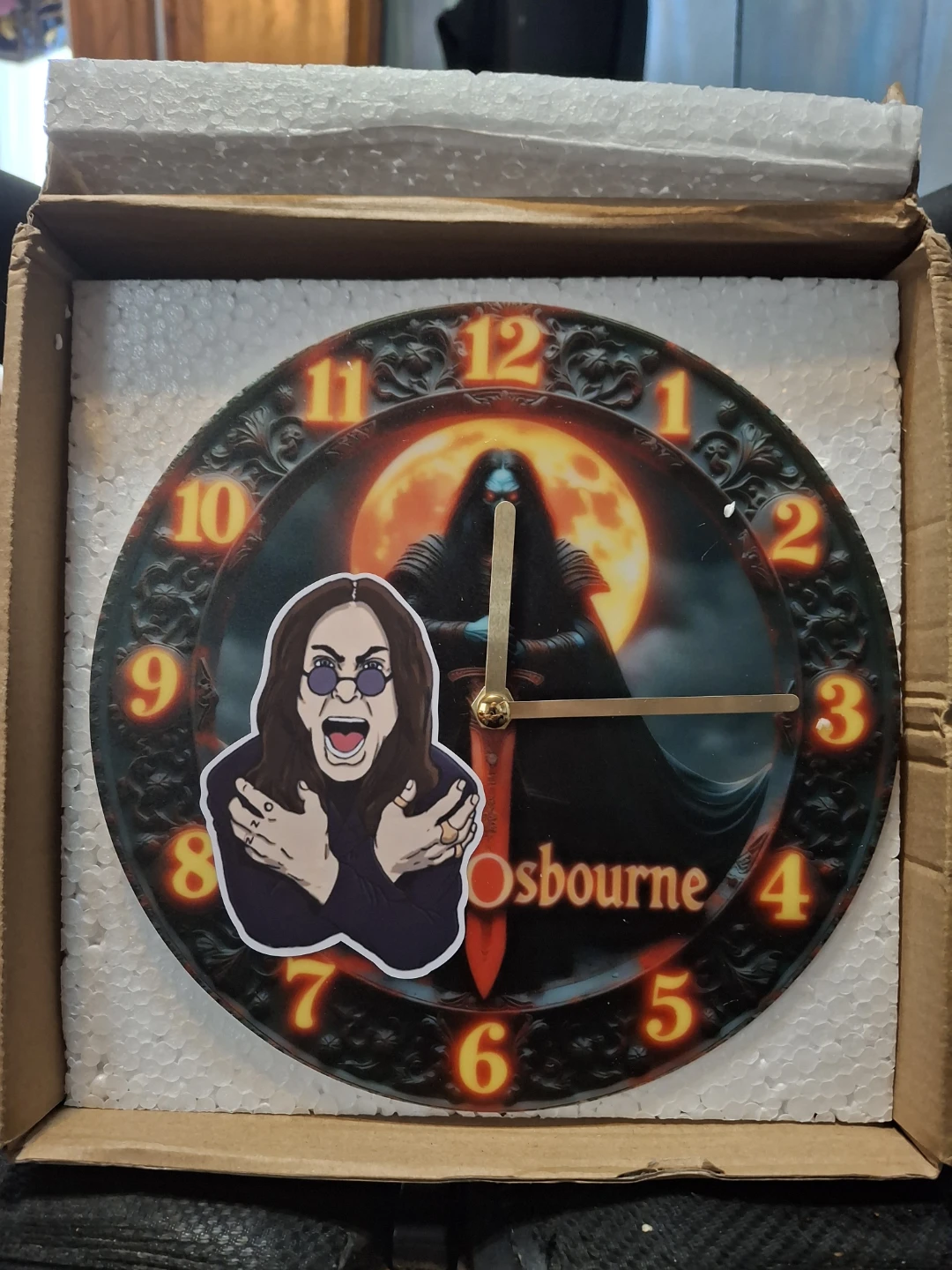 Ozzy Osbourne Wall Clock....Brand New