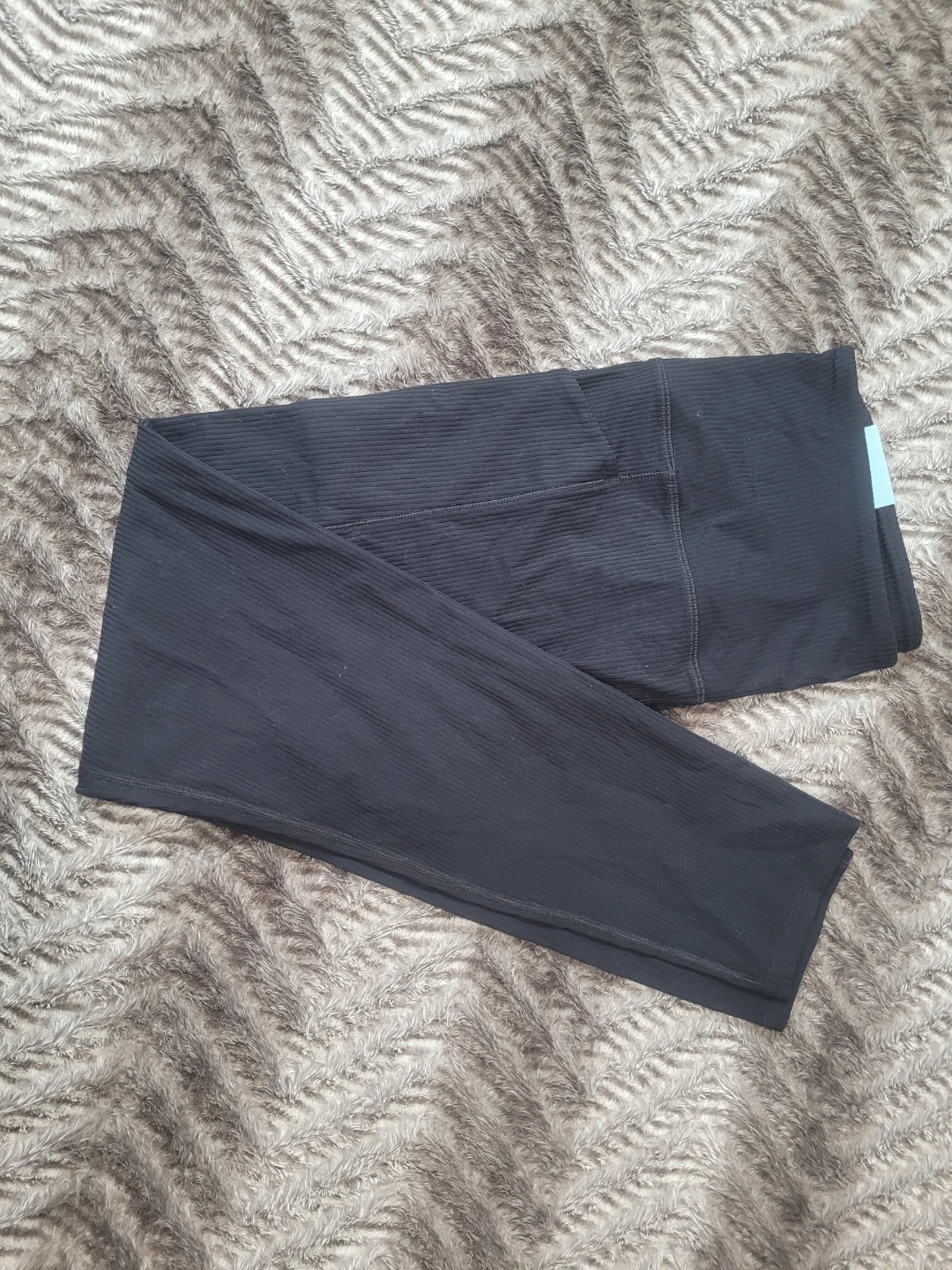 Black Ribbed Leggings - photo 3