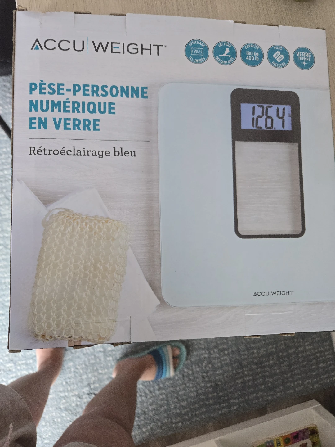 Accu Weight Digital Glass Personal Scale