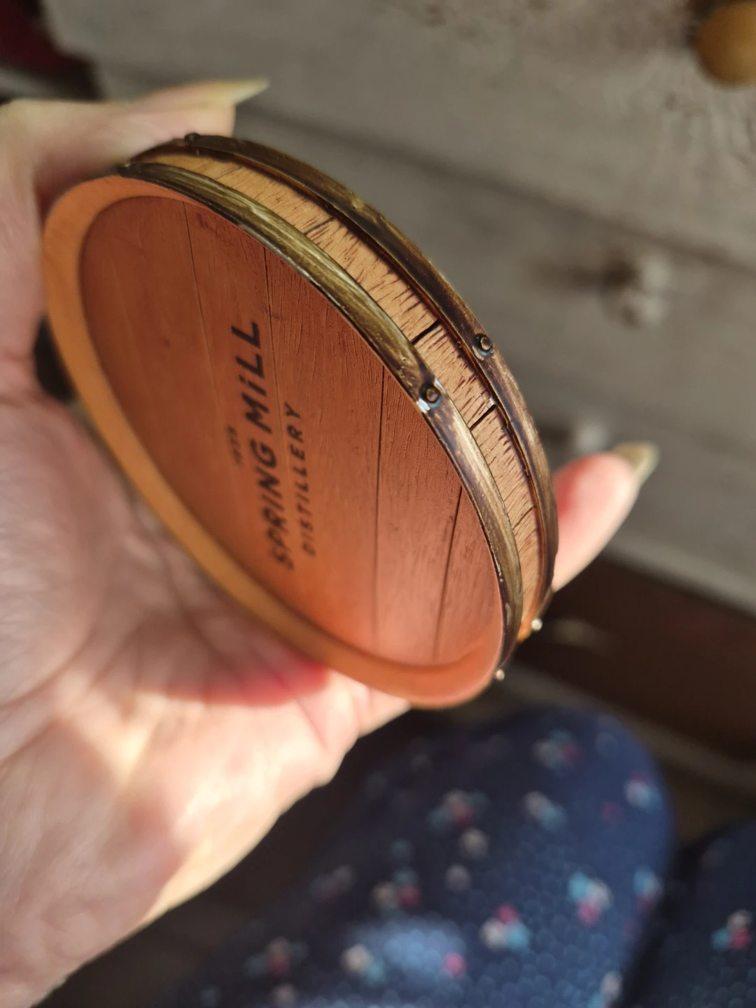 Spring Mill Distillery Barrel Top Coasters - photo 4