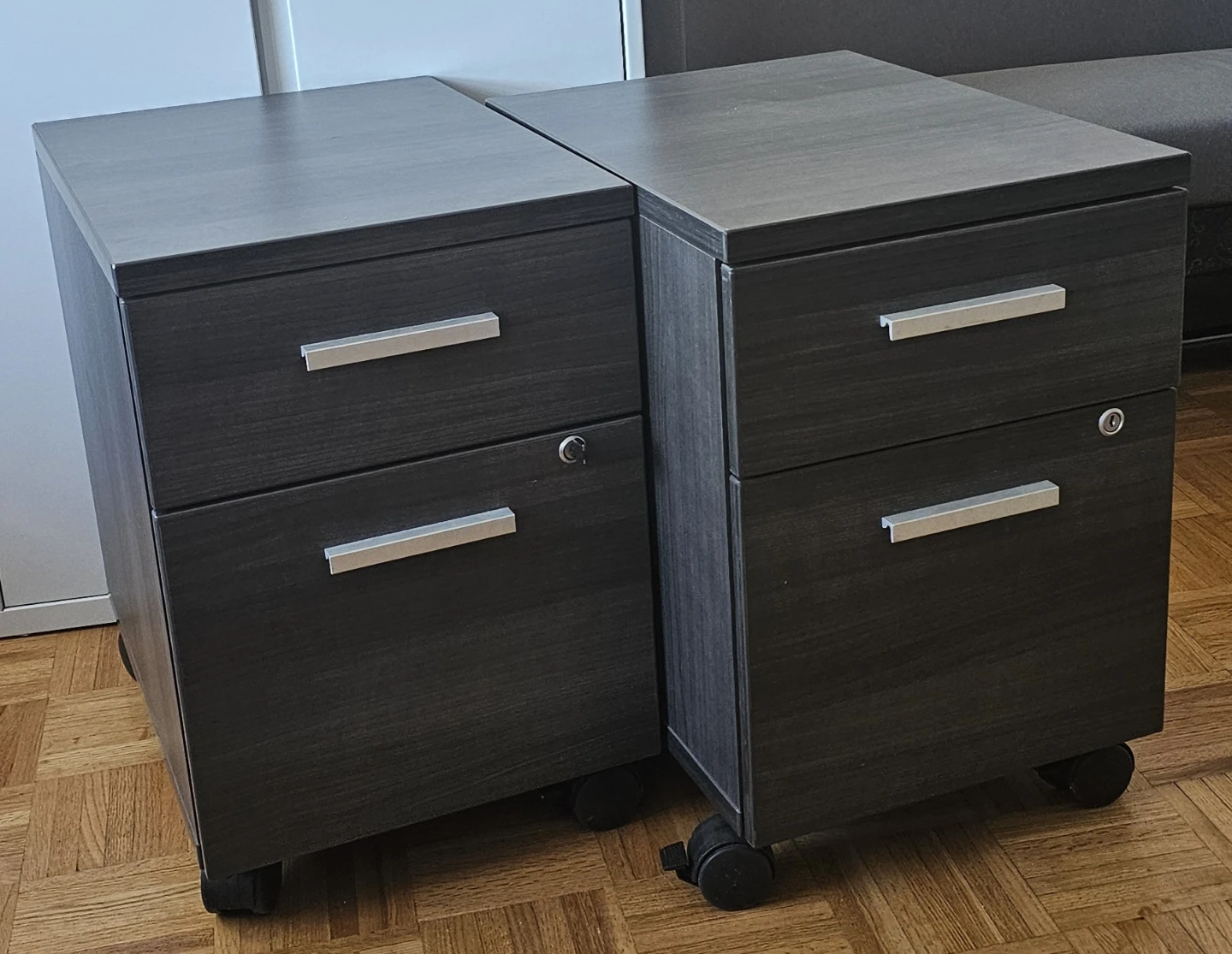 2-Drawer Filing Cabinet / side tables Set of 2 - photo 3