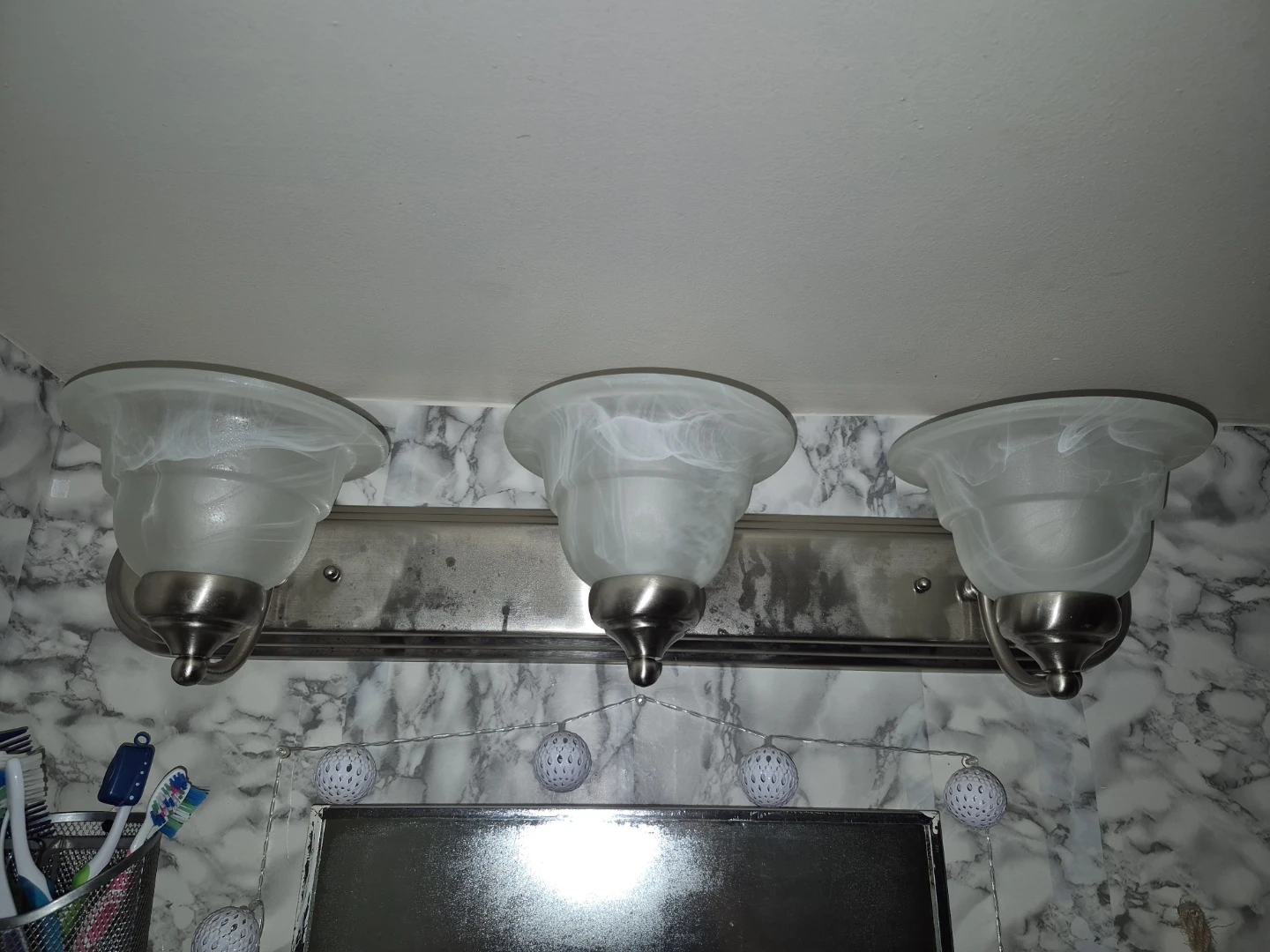 Hampton Bay 3 Light Vanity Fixture - photo 3