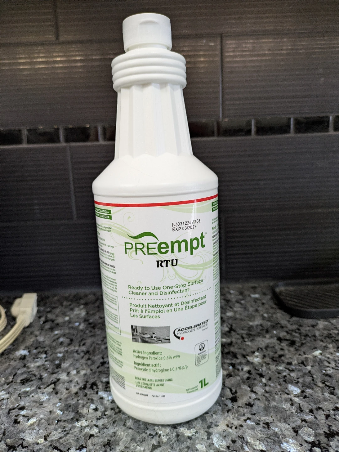 PREempt RTU Ready to Use Surface Cleaner and Disinfectant 1L