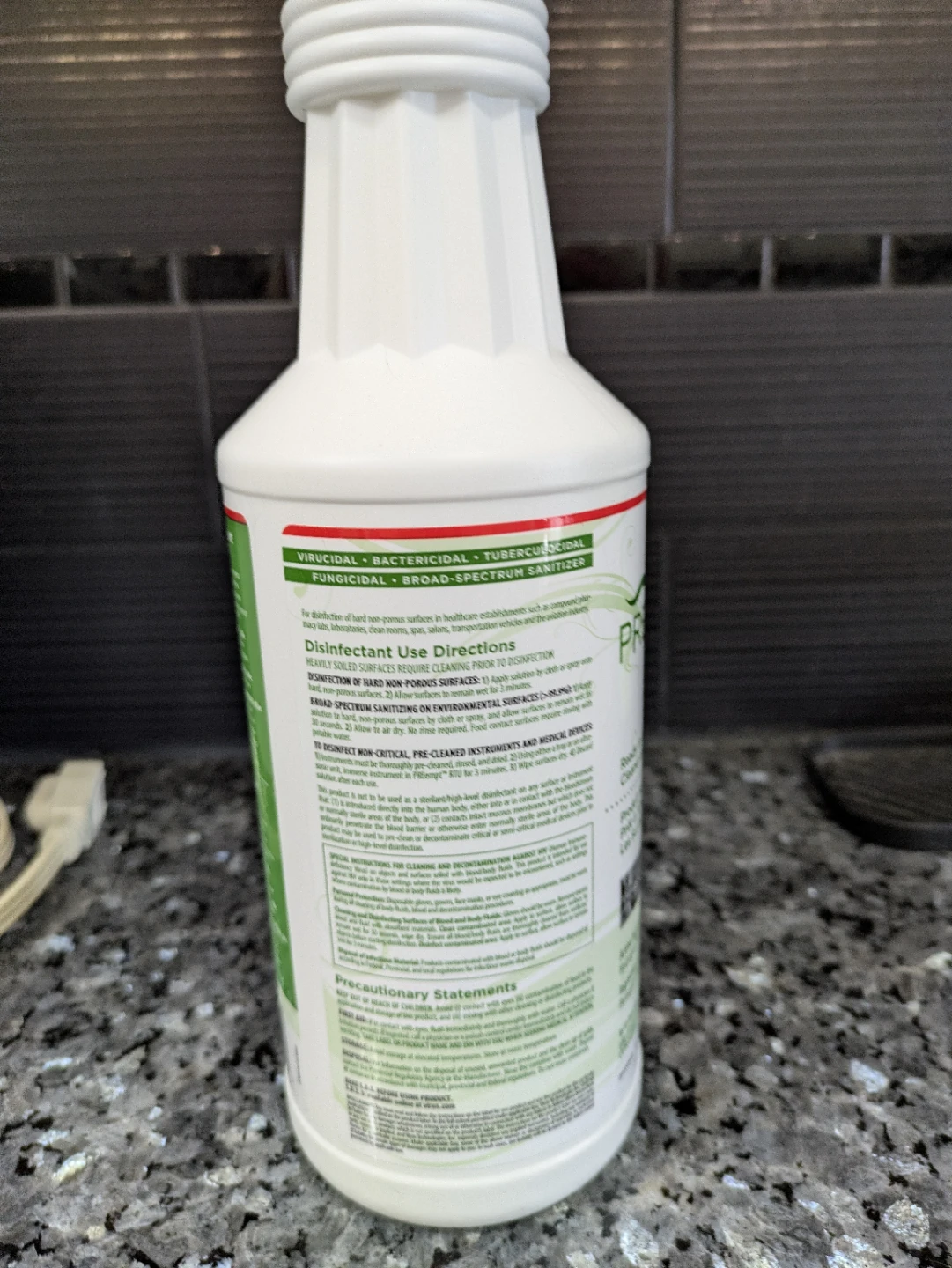 PREempt RTU Ready to Use Surface Cleaner and Disinfectant 1L - photo 3