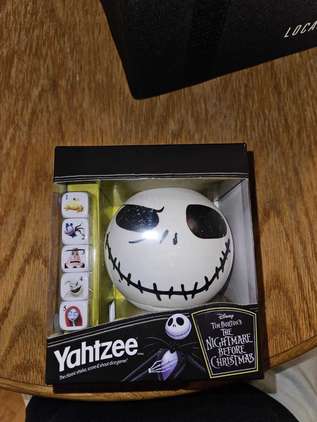 Nightmare Before Christmas Yahtzee Dice Game
