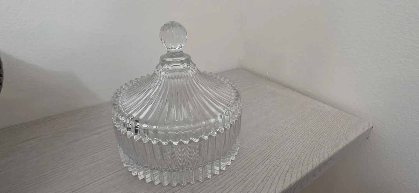 💥Moving Sale💥Clear Glass Candy Dish with Lid
