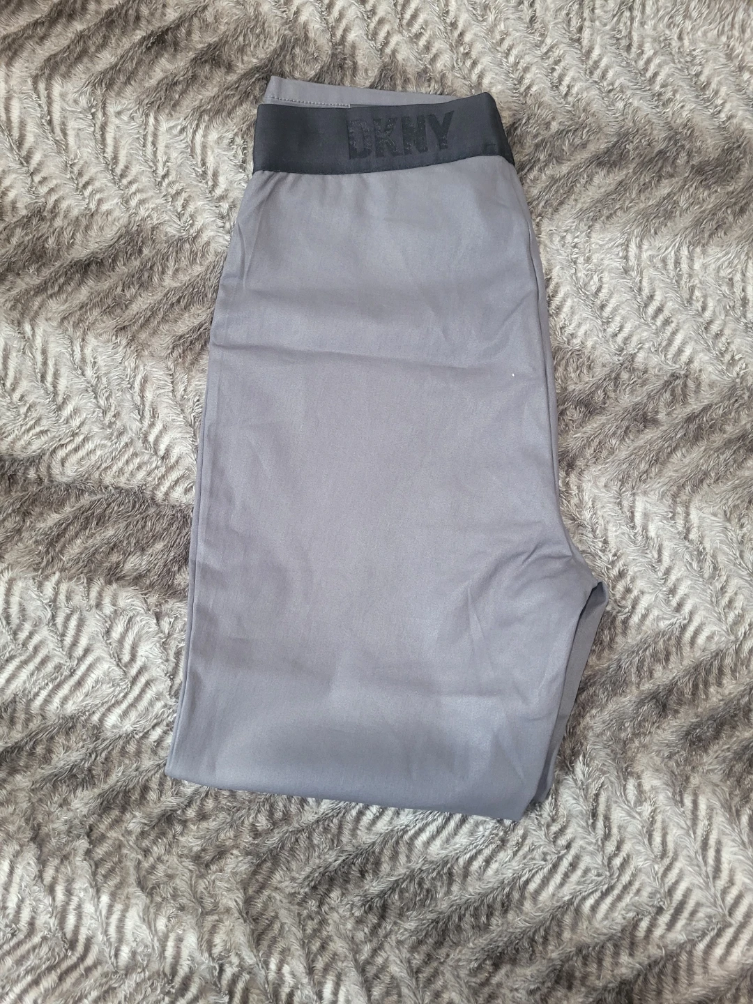 DKNY Black Faux Leather Leggings - photo 5