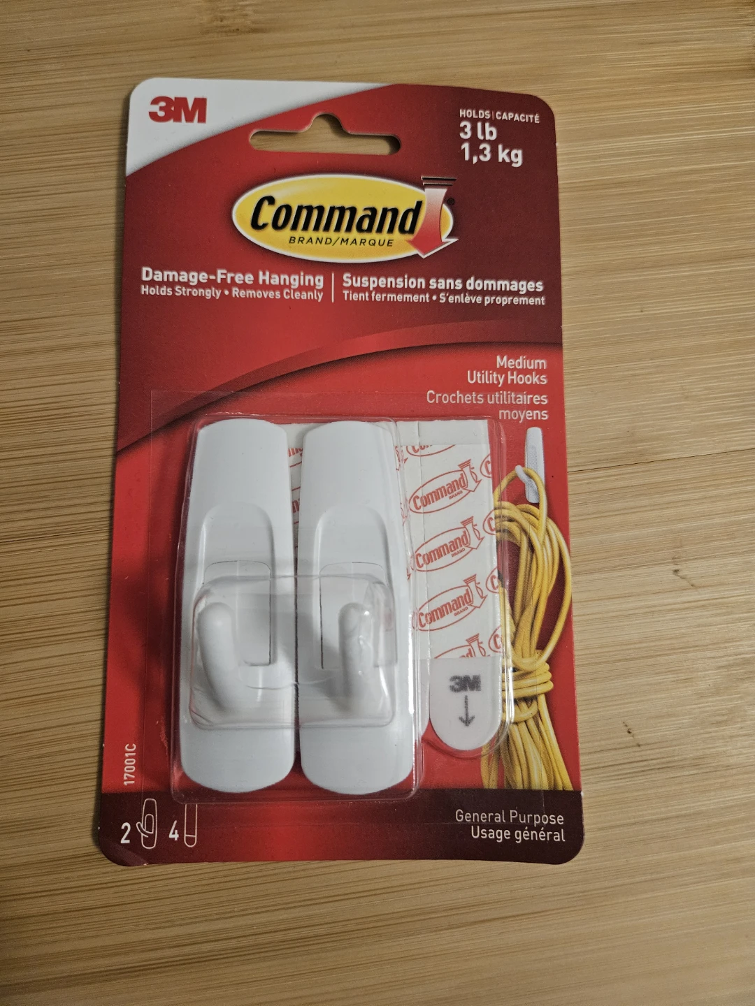 Command Medium Utility Hooks - 2 Pack