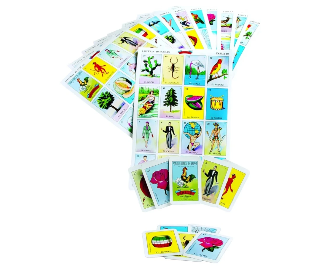Don Clemente Mexican Jumbo Loteria Set