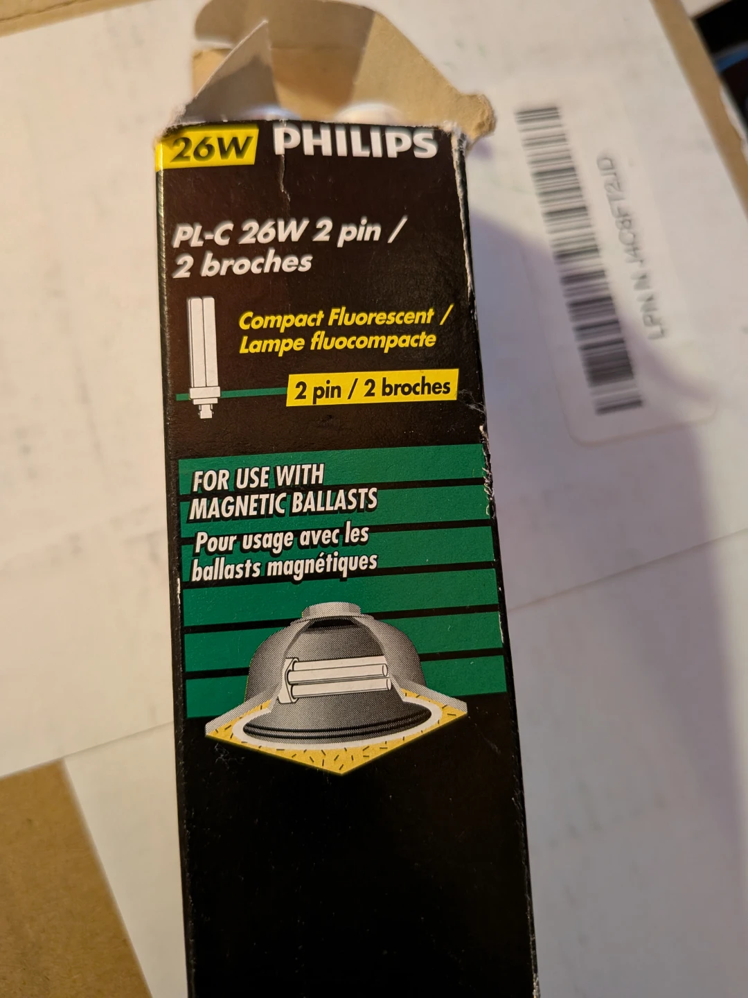 Philips PL-C 26W Compact Fluorescent Light Bulb