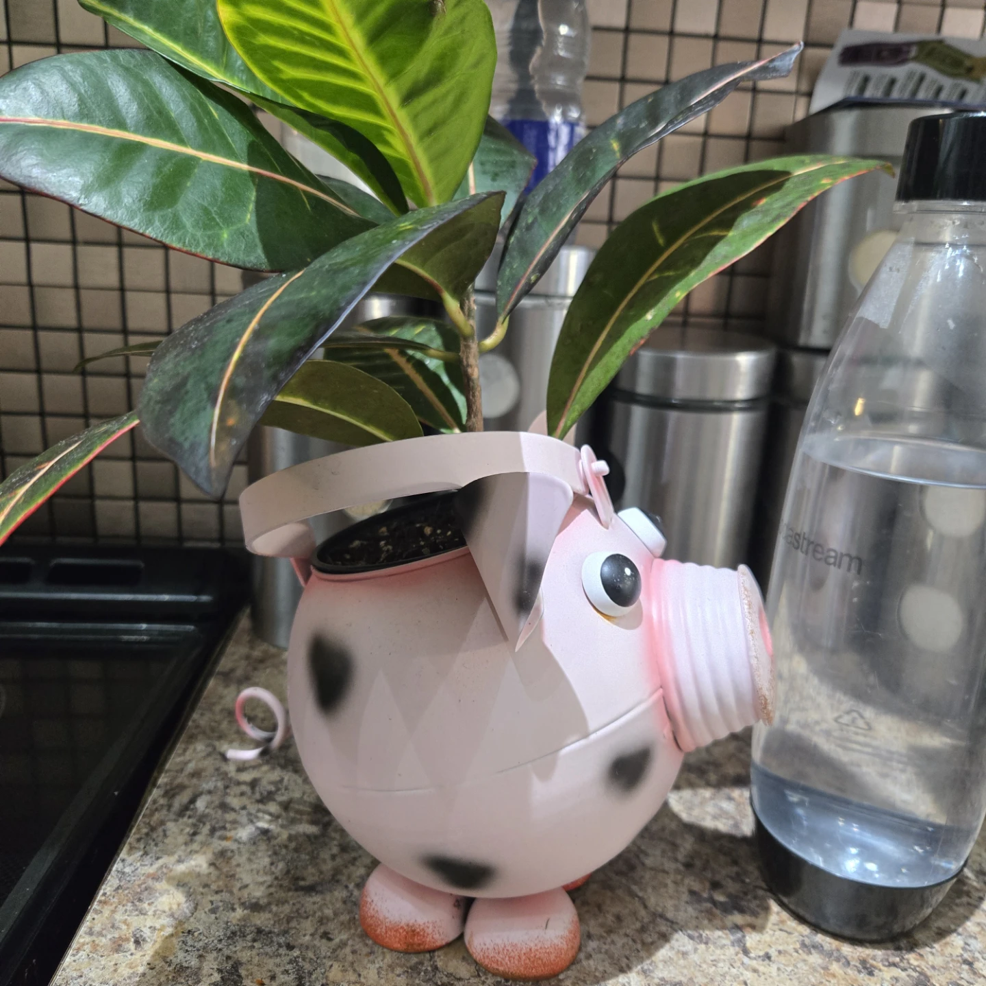 Pink Pig Planter Pot - photo 3
