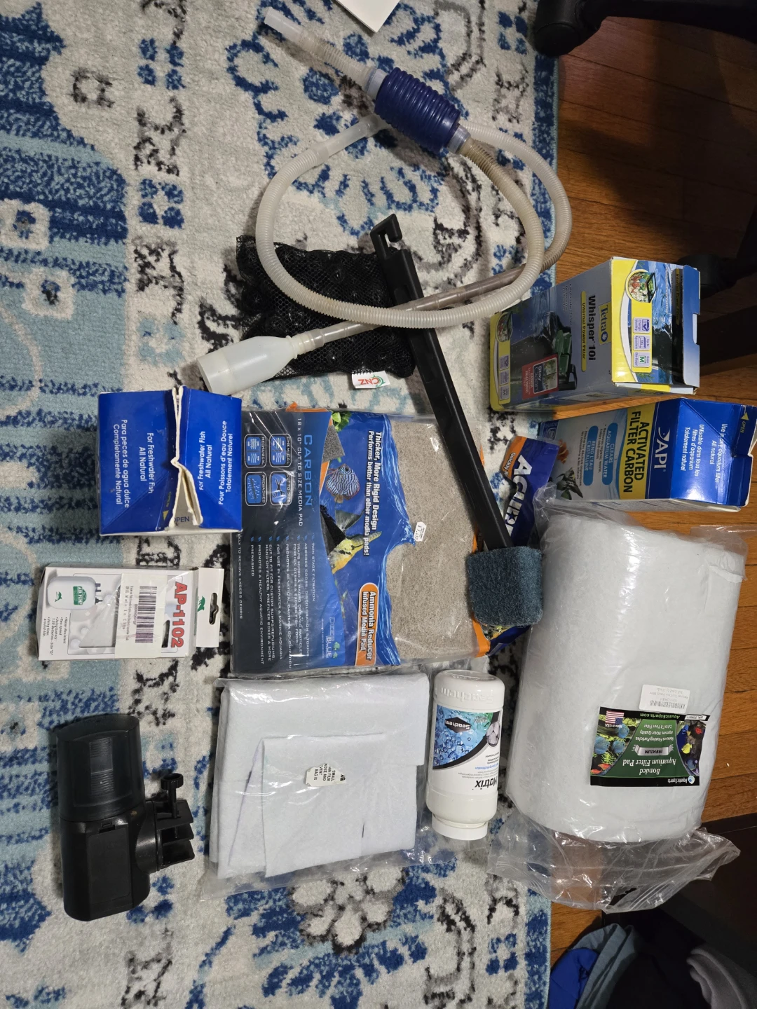 Aquarium supplies for fish keeping + Tank
