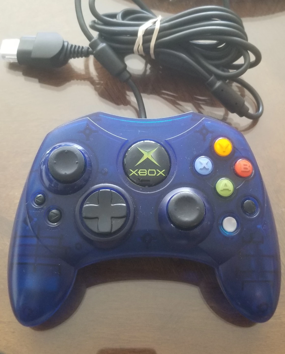 Fully Working Original Xbox "Ice Blue" Wired Controller
