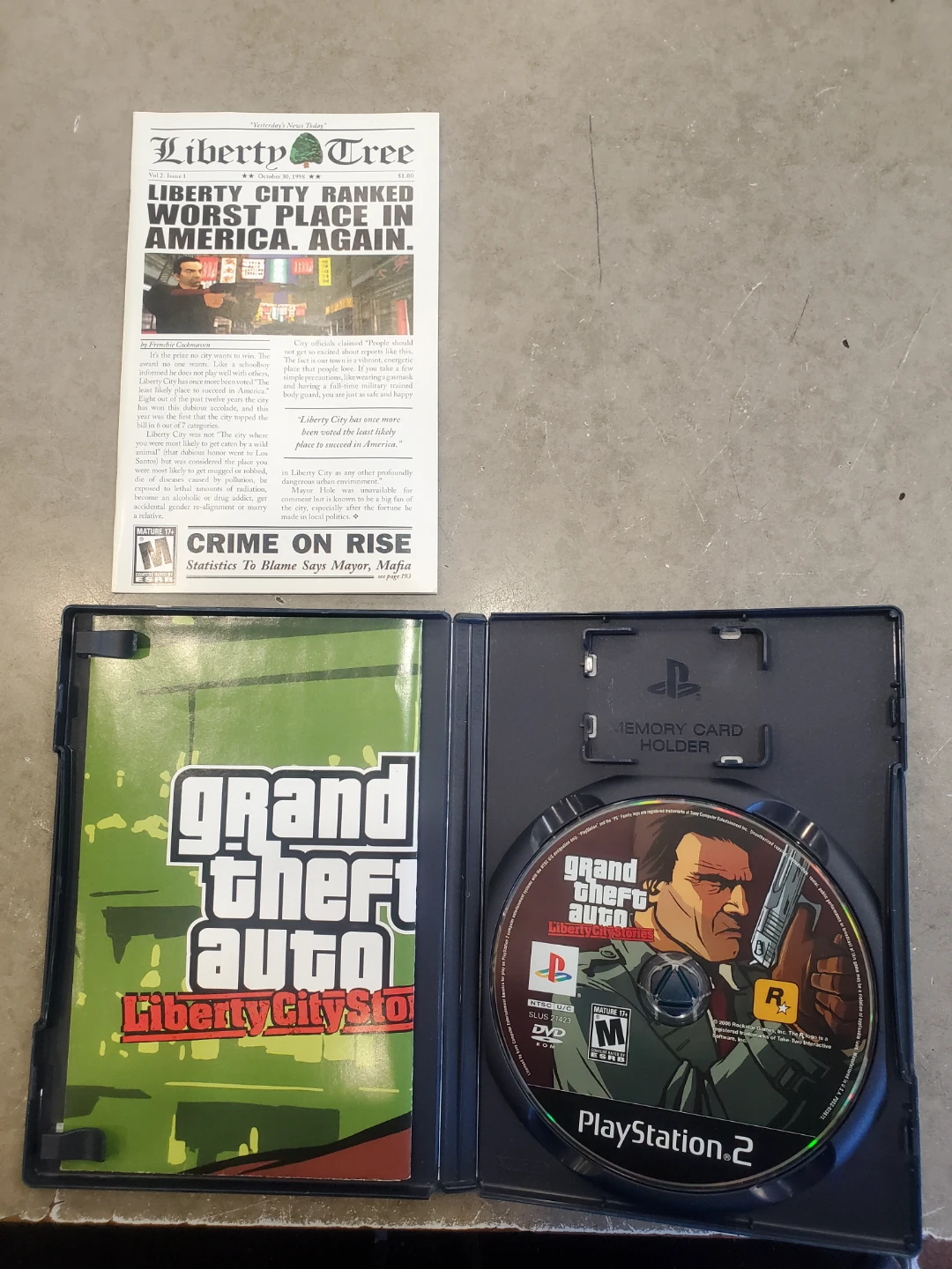 PlayStation 2 Game: Grand Theft Auto Liberty City Stories - photo 3