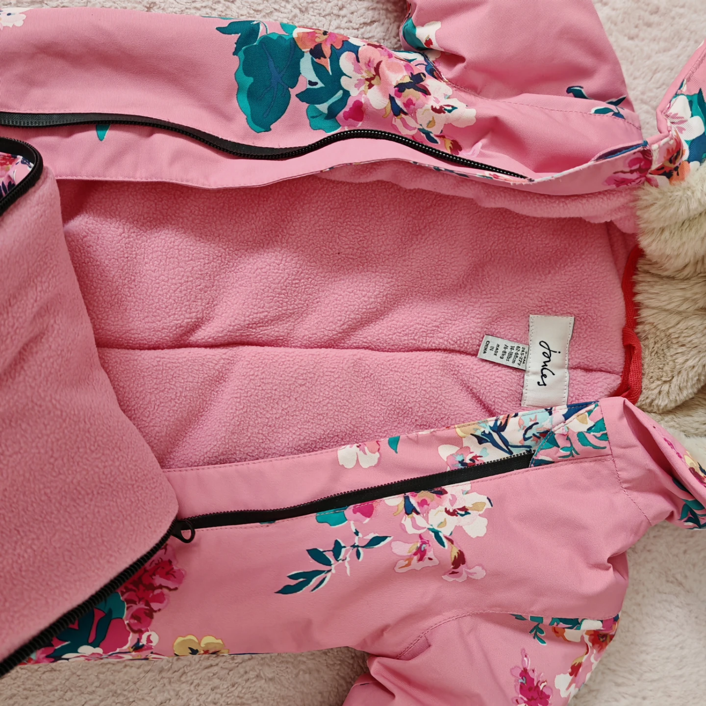 Joules Frostaway Waterproof Snowsuit - Chatsworth Pink - photo 5