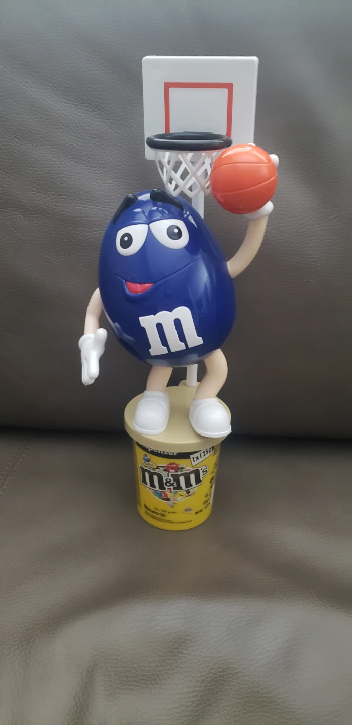 M&M's Peanut Dispenser with Basketball Character