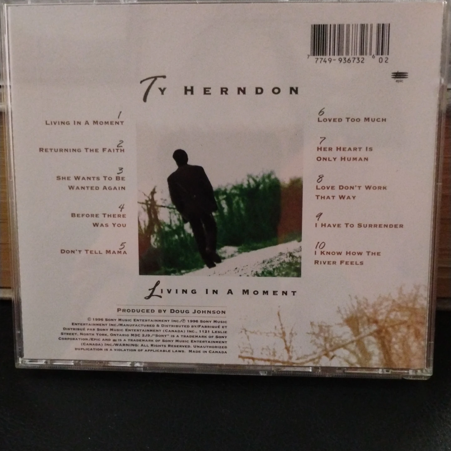 Ty Herndon Living In A Moment CD - photo 2