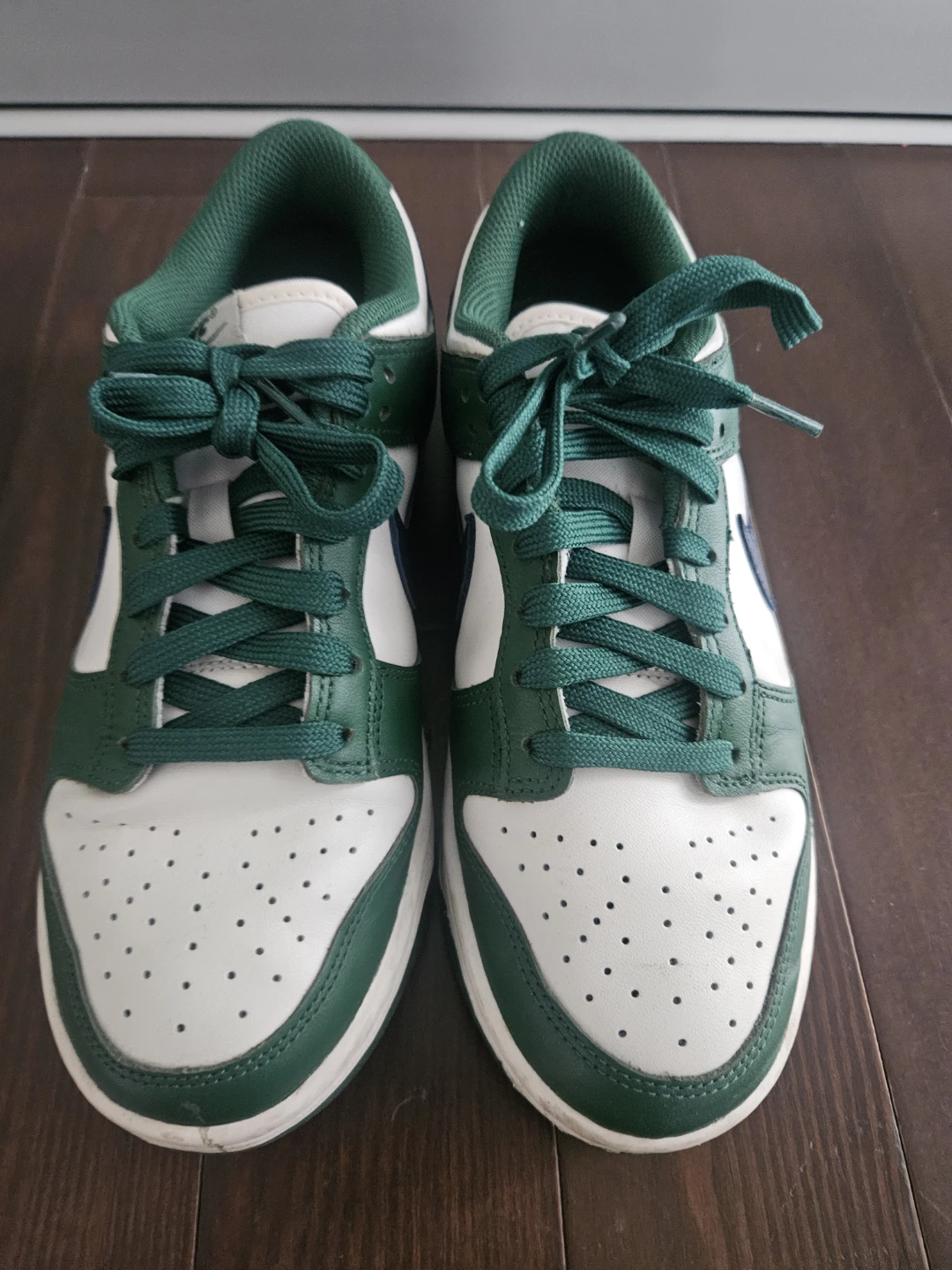 Nike Dunk Low Green White womens 7.5 - photo 3