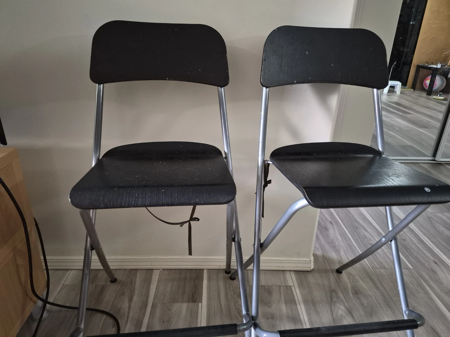 Two Black dinning Chairs